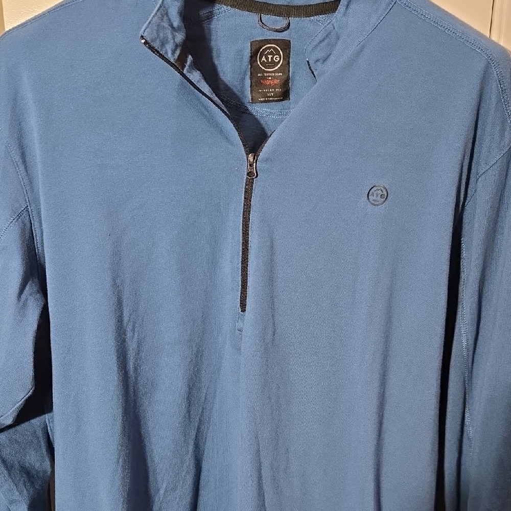 ATG by Wrangler Blue 1/2 Zip-Up